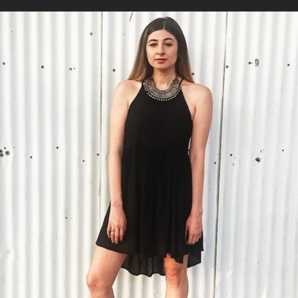 Black wishlist mini dress
